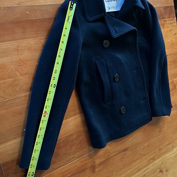 GAP Women’s Pea Coat-Navy Blue - Picture 16 of 16